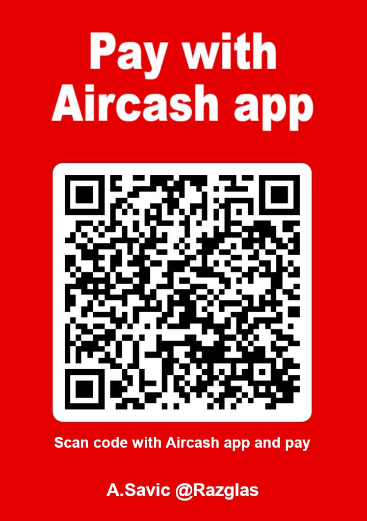 Uplatite donaciju putem Aircash aplikacije!