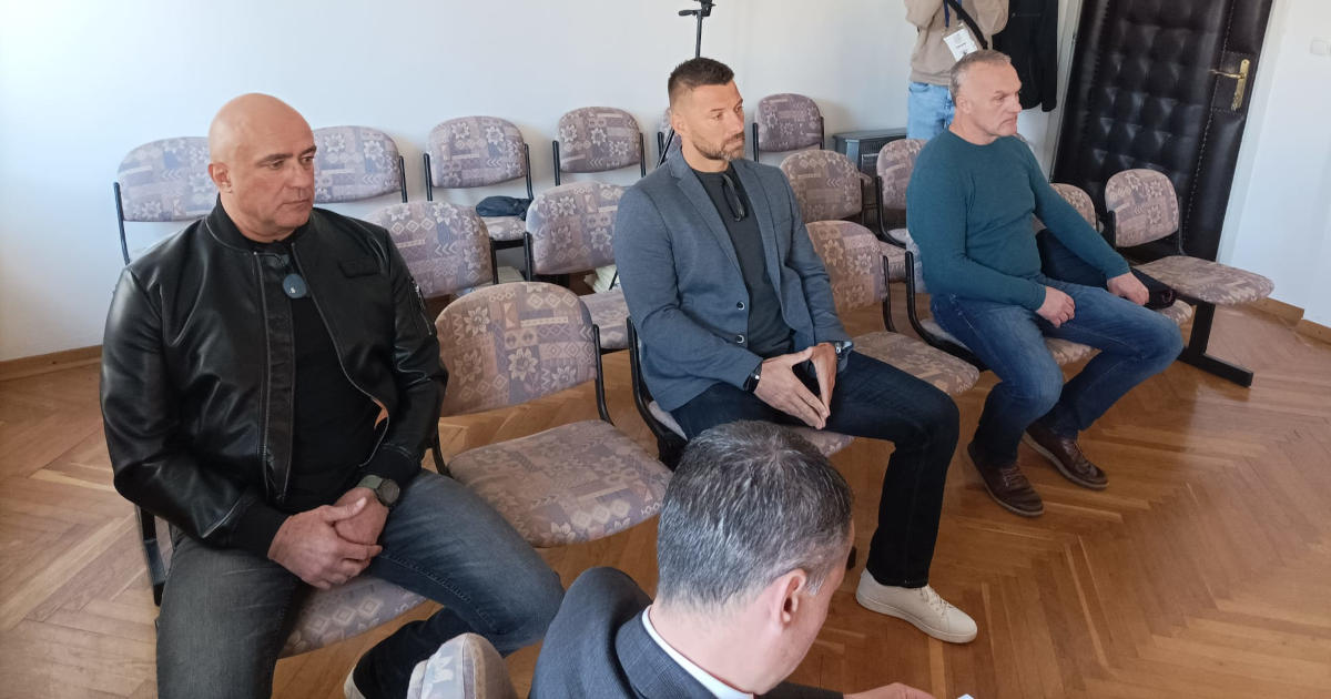 Leon Lučić, Andrija Vrhovac i Darko Purgar u sudnici