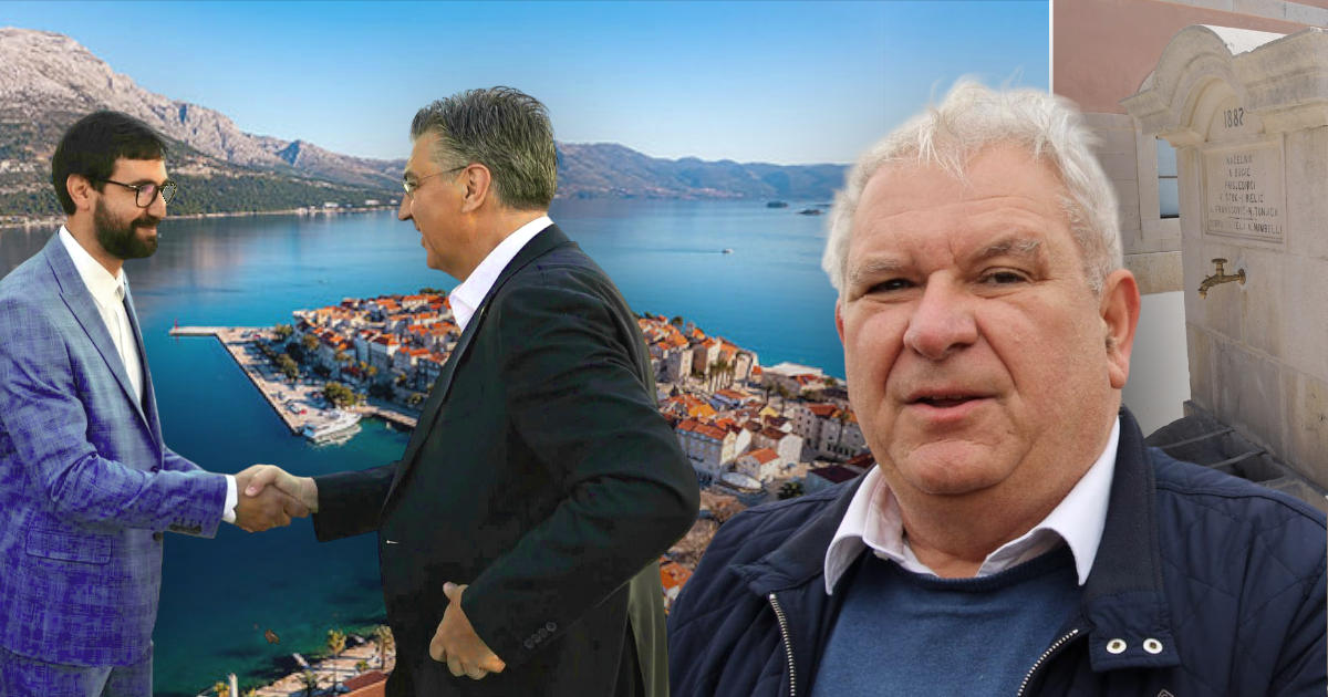 korčulanski gradonačelnik ignorira ljetni problem s obskrbom vode, ali i izbjegava odgovornost Jakova Belića