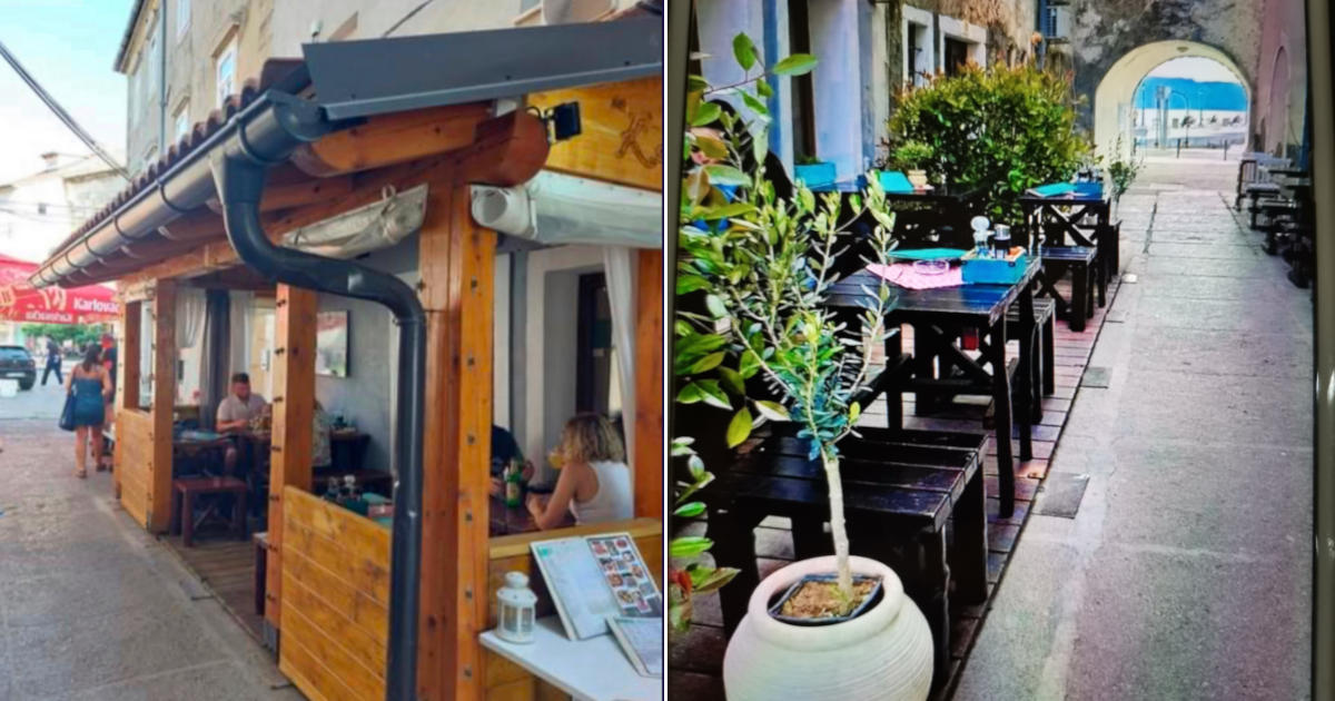 Senj, nezakonita nadstrešnica