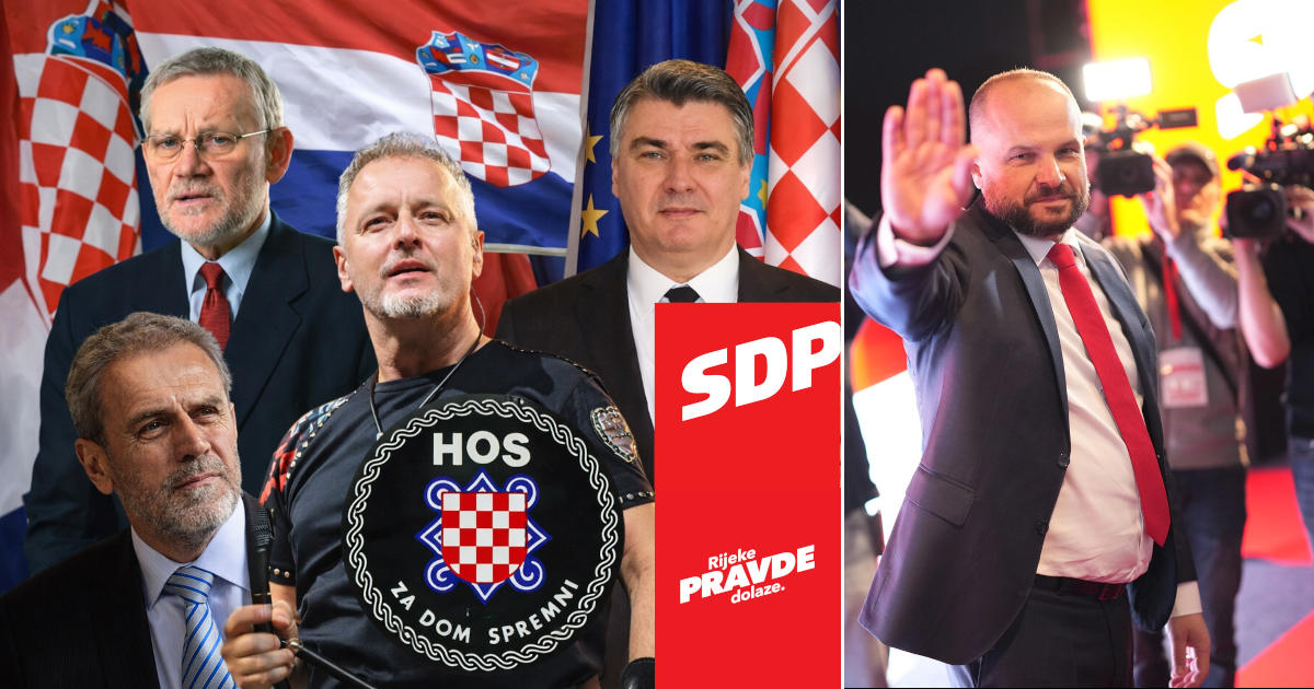 Račan, Milanović, Bandić, Thompson, HOS, SDP