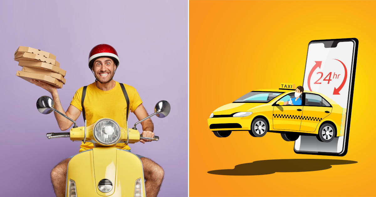 dostava hrane, taxi usluge