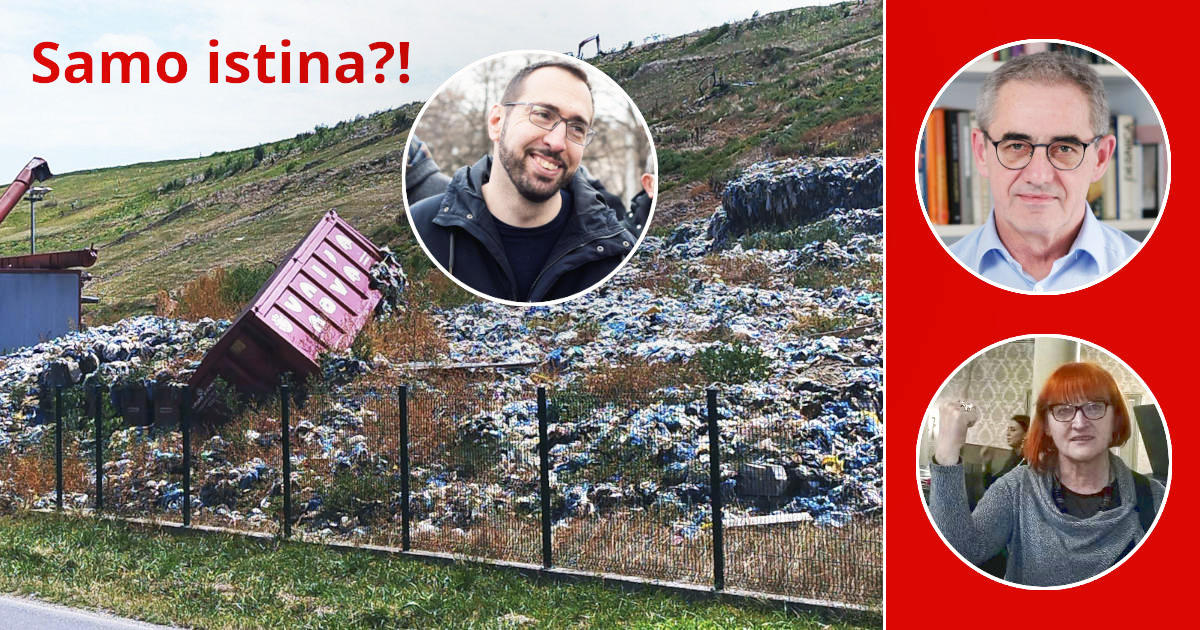 Tomislav Tomašević, Damir Bakić, Rada Borić, objava lažnih vijesti o sanaciji Jakuševca i novim niskopodnim Končar tramvajima