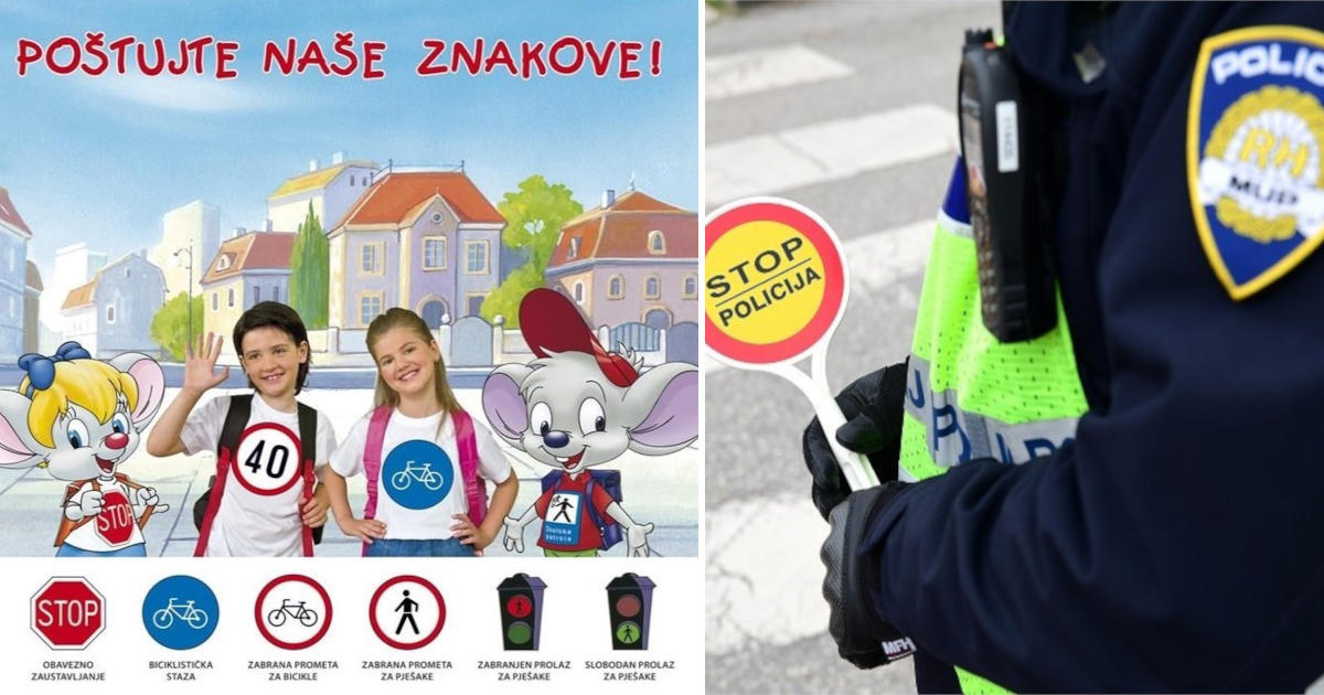 Poštujte naše zakove (djeca u prometu)!