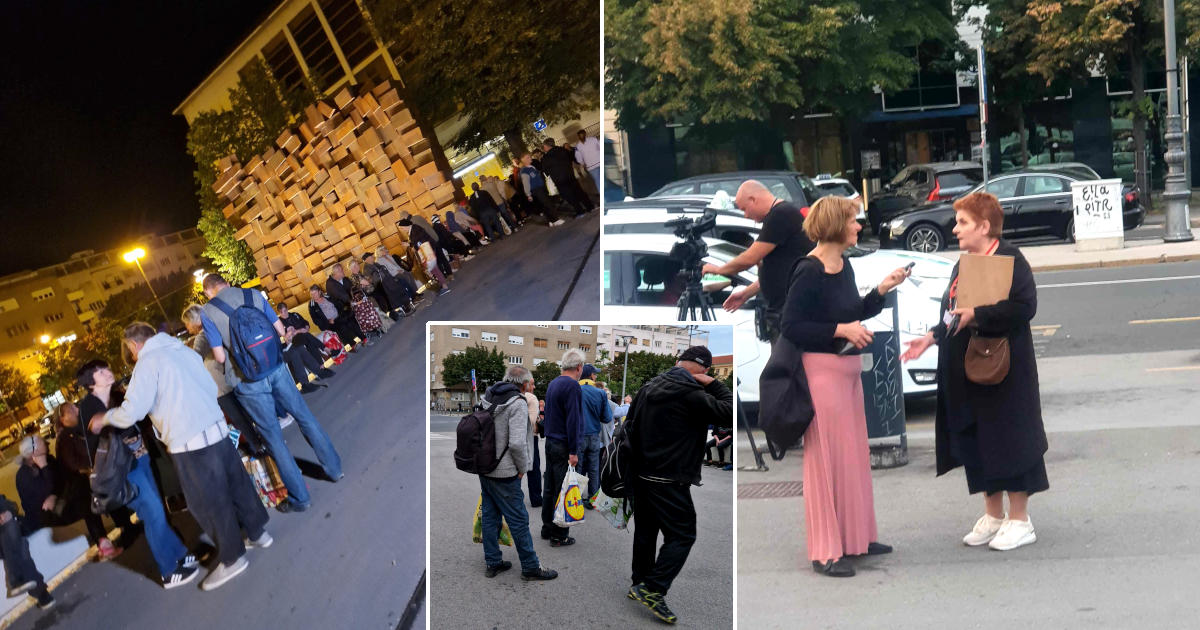 prosvjed "Klupa nije krevet" povodom svjetskog dana beskućnika