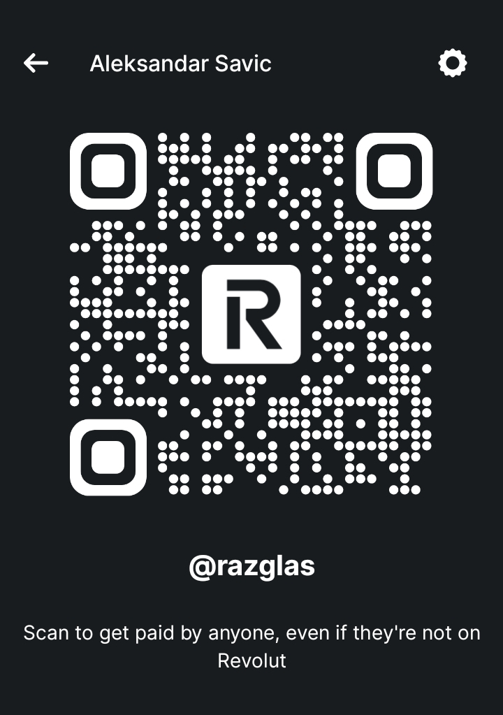 Uplatite donaciju putem Revolute aplikacije!